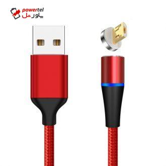 کابل تبدیل مغناطیسی USB به microUSB ولتا مدل R400 طول 1 متر کابل تبدیل مغناطیسی USB به microUSB ولتا مدل R400 طول 1 متر