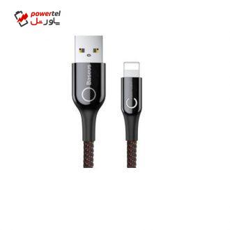 کابل تبدیل USB به لایتنینگ باسئوس مدل INTLIGENT طول 1 متر کابل تبدیل USB به لایتنینگ باسئوس مدل INTLIGENT طول 1 متر