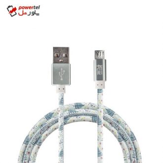 کابل تبدیل USB به MicroUSB مائوکسین مدل Tree & Flower طول 1 متر کابل تبدیل USB به MicroUSB مائوکسین مدل Tree & Flower طول 1 متر