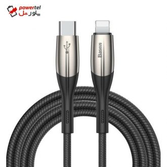 کابل تبدیل USB-C به لایتنینگ باسئوس مدل CATLSP طول 1 متر