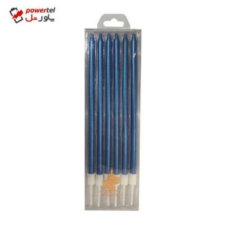 شمع تولد لیان مدل متالایز کد H2 بسته 6 عددی شمع تولد لیان مدل متالایز کد H2 بسته 6 عددی