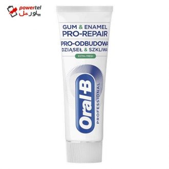 خمیر دندان اورال-بی سری  Gum & Enamel PRO-REPAIR مدل EXTRA FRESH حجم 75 میلی لیتر
