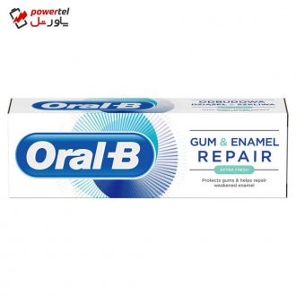 خمیر دندان اورال بی سری Gum & Enamel Repair مدل EXTRA FRESH حجم 75 میلی لیتر خمیر دندان اورال بی سری Gum & Enamel Repair مدل EXTRA FRESH حجم 75 میلی لیتر