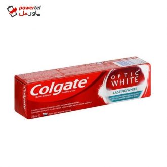 خمیر دندان کلگیت سری Optic White مدل LSW حجم 75 میلی لیتر