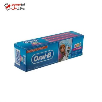 خمیر دندان کودک اورال-بی مدل Frozen123 حجم 75 میلی لیتر