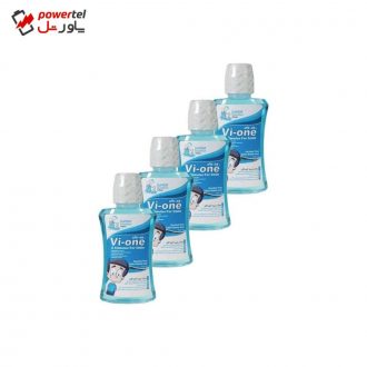 دهان شویه وی وان Junior Mouth Wash حجم 330 میلی لیتر مجموعه 4 عددی