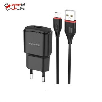 شارژر دیواری بروفون مدل BA48A به همراه کابل تبدیل microUSB شارژر دیواری بروفون مدل BA48A به همراه کابل تبدیل microUSB