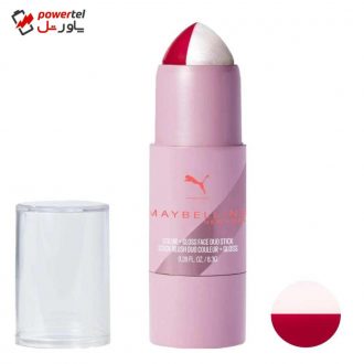 رژ گونه و هایلایتر میبلین مدل Duo Stick