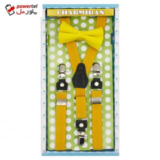 ست ساس بند و پاپیون پسرانه سی اچ آر کد K018RD