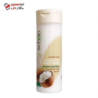 شامپو بدن شون مدل COCONUT & MILK حجم 300 میلی لیتر شامپو بدن شون مدل COCONUT & MILK حجم 300 میلی لیتر