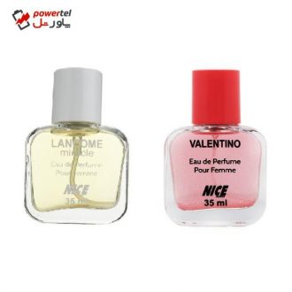 عطر جیبی زنانه نایس پاپت مدل Valentino حجم 35 میلی لیتر به همراه عطر جیبی زنانه نایس پاپت مدل Lancome Miracle عطر جیبی زنانه نایس پاپت مدل Valentino حجم 35 میلی لیتر به همراه عطر جیبی زنانه نایس پاپت مدل Lancome Miracle