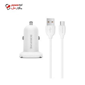 شارژر فندکی بروفون مدل BZ12A به همراه کابل تبدیل microUSB شارژر فندکی بروفون مدل BZ12A به همراه کابل تبدیل microUSB