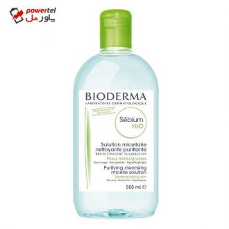 محلول پاک کننده آرایش صورت بایودرما مدل سبیوم حجم 500 میلی لیتر محلول پاک کننده آرایش صورت بایودرما مدل سبیوم حجم 500 میلی لیتر