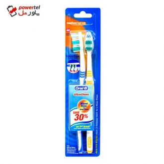 مسواک اورال-بی مدل کلاسیک سری Ultra Clean با برس متوسط مسواک اورال-بی مدل کلاسیک سری Ultra Clean با برس متوسط