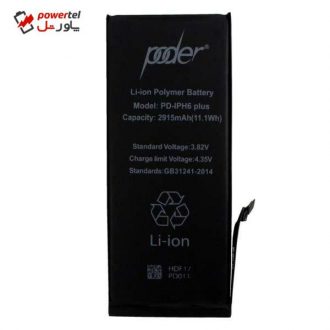 باتری موبایل پودر مدل IPH6P ظرفیت 2915 میلی آمپر ساعت مناسب برای گوشی موبایل اپل IPHONE 6 PLUS باتری موبایل پودر مدل IPH6P ظرفیت 2915 میلی آمپر ساعت مناسب برای گوشی موبایل اپل IPHONE 6 PLUS