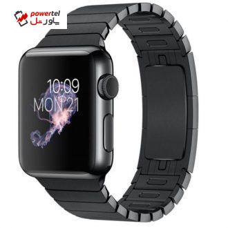 ساعت مچی هوشمند اپل واچ مدل 38mm Steel Gray Case with Link Bracelet ساعت مچی هوشمند اپل واچ مدل 38mm Steel Gray Case with Link Bracelet