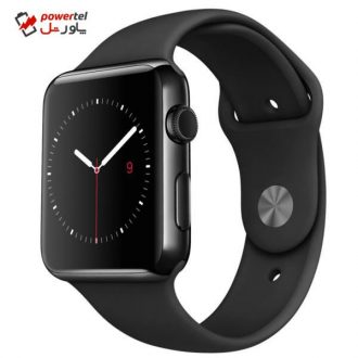 ساعت مچی هوشمند اپل واچ مدل 42mm Space Black Stainless Steel Case with Black Sport Band