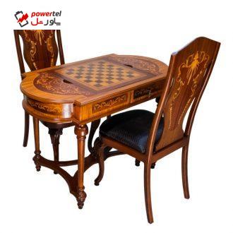 میز و صندلی شطرنج کد 2060 میز و صندلی شطرنج کد 2060