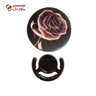 پایه نگهدارنده گوشی موبایل پاپ سوکت مدل  Black Roz