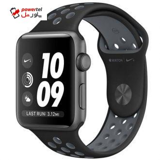 ساعت هوشمند اپل واچ 2 مدل Nike Plus 42mm Space Gray with Black/Gray Band ساعت هوشمند اپل واچ 2 مدل Nike Plus 42mm Space Gray with Black/Gray Band