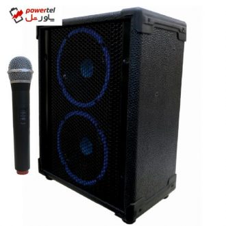 اکو پرتابل تکنوسوند مدل TS100W به همراه میکروفن بیسیم