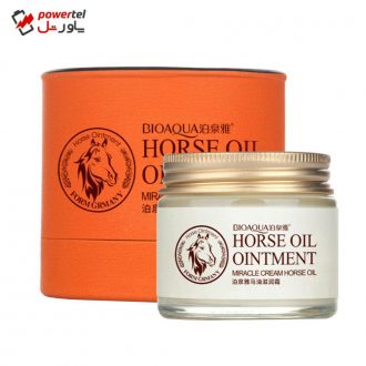 کرم ضد چروک بایو آکوا مدل Horse Oil Ointment حجم 50 میلی لیتر کرم ضد چروک بایو آکوا مدل Horse Oil Ointment حجم 50 میلی لیتر