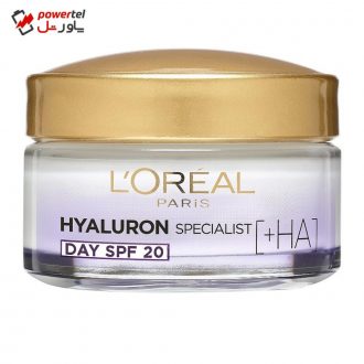 کرم ضد چروک و آبرسان لورآل مدل HYALURON SPECIALIST حجم 50 میلی لیتر کرم ضد چروک و آبرسان لورآل مدل HYALURON SPECIALIST حجم 50 میلی لیتر