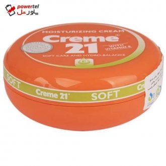 کرم مرطوب کننده کرم 21 مدل soft کد ۲۱ حجم 150 میلی لیتر