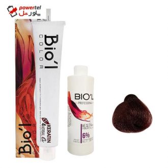 کیت رنگ مو بیول مدل BURGUNDY RED شماره 6.66 حجم 100 میلی لیتر رنگ شرابی قرمز آتشین تیره
