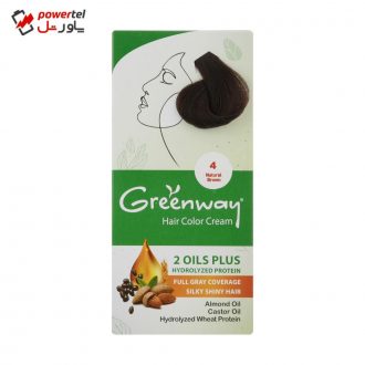 کیت رنگ مو گرین وی شماره 4 حجم 18 میلی لیتر رنگ قهوه ای کیت رنگ مو گرین وی شماره 4 حجم 18 میلی لیتر رنگ قهوه ای