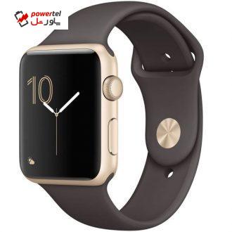 ساعت هوشمند اپل واچ سری 1 مدل 42mm Gold Aluminum Case with Cocoa Band ساعت هوشمند اپل واچ سری 1 مدل 42mm Gold Aluminum Case with Cocoa Band