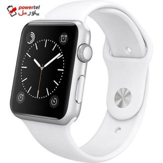 ساعت هوشمند اپل واچ سری 1 مدل 42mm Silver Aluminum Case with White Sport Band ساعت هوشمند اپل واچ سری 1 مدل 42mm Silver Aluminum Case with White Sport Band