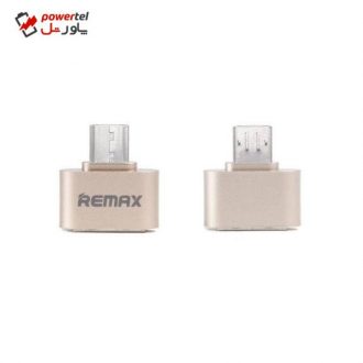 مبدل OTG microUSB ریمکس مدل at بسته دو عددی