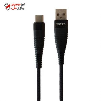 کابل USB به USB-C تسکو مدل TC C180 طول 1 متر کابل USB به USB-C تسکو مدل TC C180 طول 1 متر