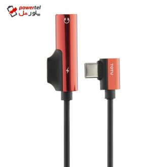 مبدل USB-C به AUX / USB-C توتو مدل EAUC-012 مبدل USB-C به AUX / USB-C توتو مدل EAUC-012