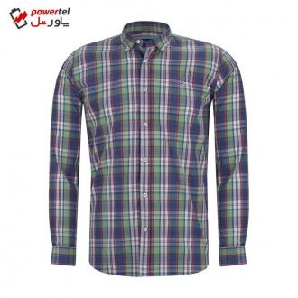 پیراهن آستین بلند مردانه بادی اسپینر مدل 03970533 کد 1 رنگ سبز