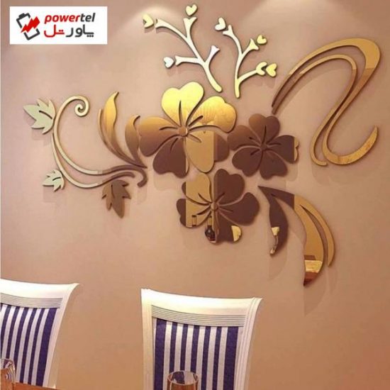 آینه دکوپدیده مدل Flower1001