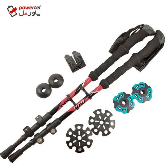 عصای کوهنوردی مدل Junda-047 بسته 2 عددی