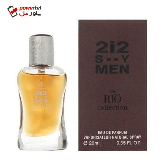 عطر جیبی مردانه ریو کالکشن مدل 212 حجم 20 میلی لیتر