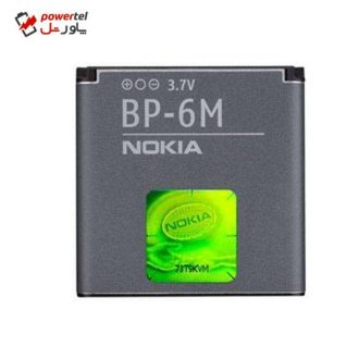 باتری موبایل مدل BP-6M ظرفیت 1070 میلی آمپر ساعت مناسب برای گوشی موبایل نوکیا