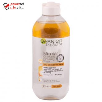 آب پاک کننده صورت گارنیه مدل OIL INFUSED حجم 400 میلی لیتر