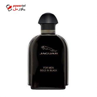 ادو تویلت مردانه جگوار مدل Gold in Black حجم 100 میلی لیتر