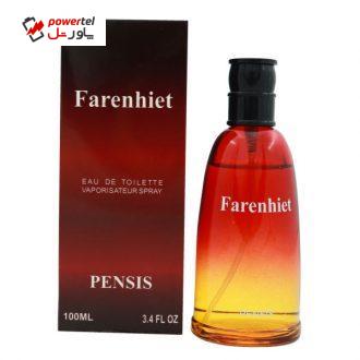 ادو تویلت مردانه پنسیس مدل Farenhiet حجم 100 میلی لیتر ادو تویلت مردانه پنسیس مدل Farenhiet حجم 100 میلی لیتر