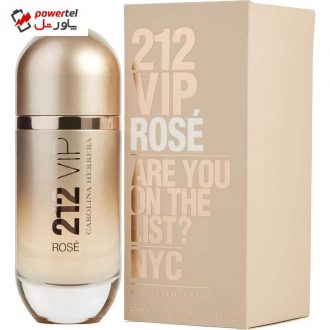 ادو پرفیوم زنانه کارولینا هررا مدل 212 VIP ROSE حجم 80 میلی لیتر ادو پرفیوم زنانه کارولینا هررا مدل 212 VIP ROSE حجم 80 میلی لیتر