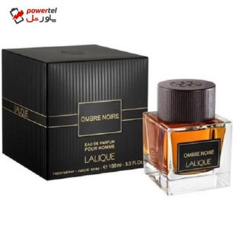ادو پرفیوم مردانه لالیک مدل  Ombre Noire حجم 100 میلی لیتر