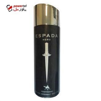 اسپری بدن مردانه امپر مدل Espda Nero حجم 200 میلی لیتر اسپری بدن مردانه امپر مدل Espda Nero حجم 200 میلی لیتر