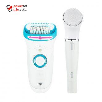 اپیلاتور و برس پاکسازی براون مدل Face Epil-Spa