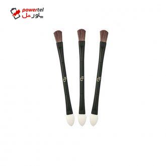 برس و پد سایه گلدن رز مدل Double Ended بسته 3 عددی
