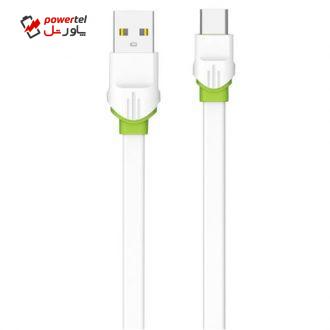 کابل تبدیل USB به USB-C الدینیو مدل LS34 طول 1 متر کابل تبدیل USB به USB-C الدینیو مدل LS34 طول 1 متر