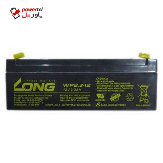 باتری خشک سربی یو پی اس 12 ولت 2.3 آمپر Long مدل WP2.3-12